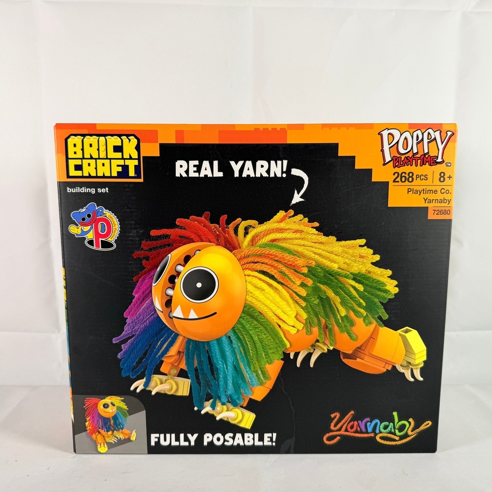 Brick Craft Poppy Playtime Yarnaby Building Set Posable Smiling Critter New
